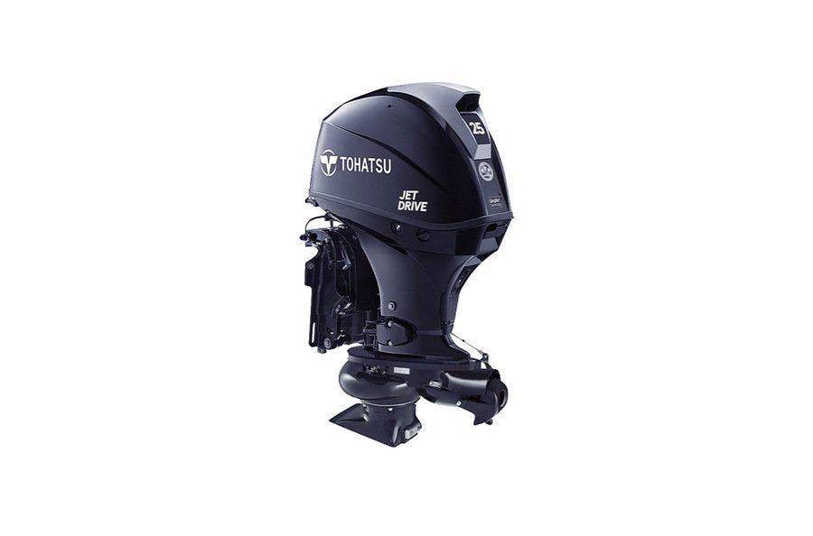 Tohatsu MFS25AJETETL 25 HP Jet 25HP Outboard Motor image 0