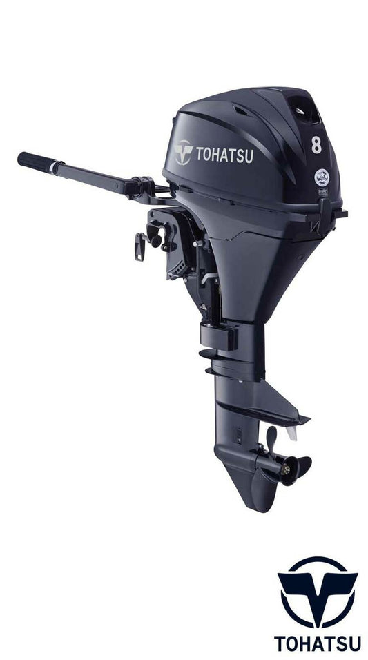 Tohatsu MFS8BL 8 HP Outboard Motor image 0